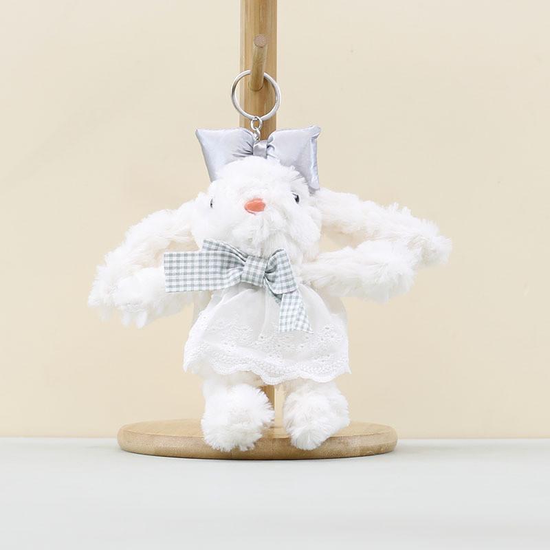 Eared Big Rabbit Stuffed Animal Keychain Plush Toy For Childrens Gift Idea