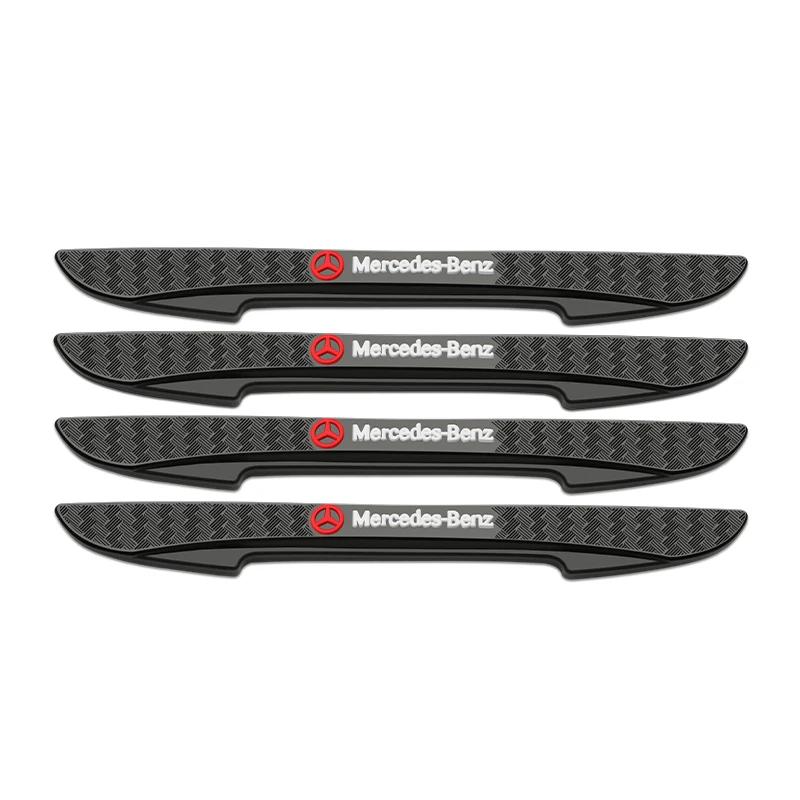 GLC GLB 4 Pièces Style de Voiture Protection de Bord de Porte Latérale Autocollant Anti-collision Pour Mercedes Benz AMG W177 W176 X166 X167 C257 C218 X