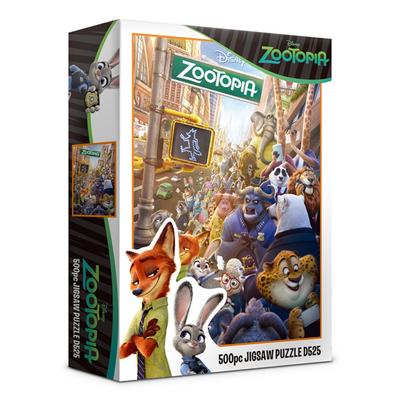 Disney Zootopia D525 Jigsaw Puzzle with Adhesive