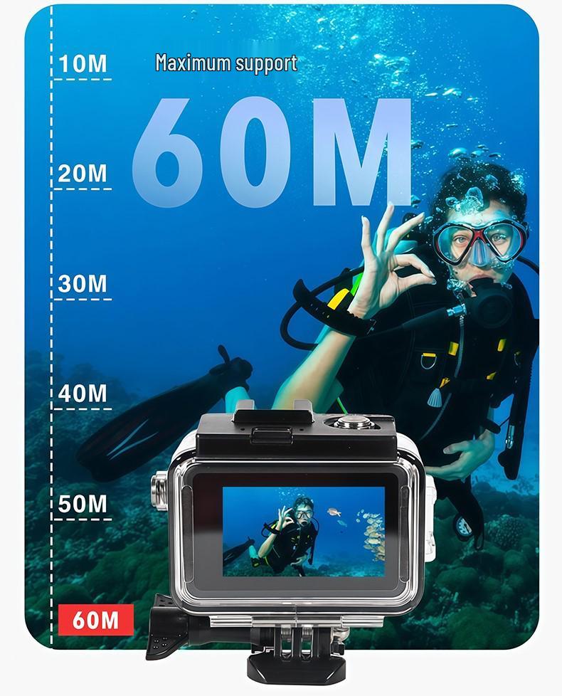 Caixa Estanque para Mergulho DJI Osmo Action 3/4/5 Pro para Câmera Esportiva.