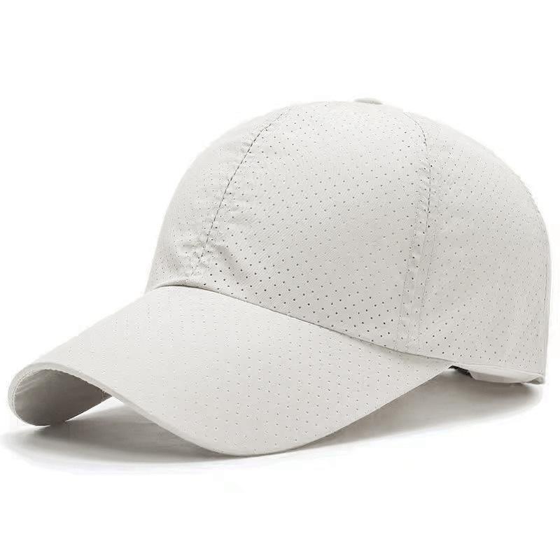 Hollow Mesh Baseball Cap For Men Summer Quick-Drying Breathable Sun Visors UV Protection Beach Hat Outdoor Sport Tennis Golf Cap Hip Hop Hats