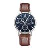 Men Watches Business Wrist Watch Luxury Leather Strap Analog Watches Quartz Wristwatches Clock Men Women Casual Simple Watch
