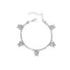Fashion versatile alloy diamond-encrusted butterfly bracelet light luxury high-end jewelry jewelry women