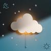 Durable Battery-Operated Floating Cloud Wall Lamp LED Nursery Decor Hanging Night Lights Wall Light for Baby Nursery