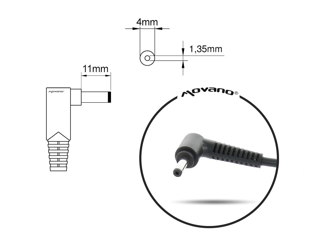 Charger for Asus 19v 2.37a 45W 4.0x1.35mm