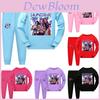 Kpop Witch Girl Costume Set For Kid Cotton Short Sleeve Shorts Family Pajamas
