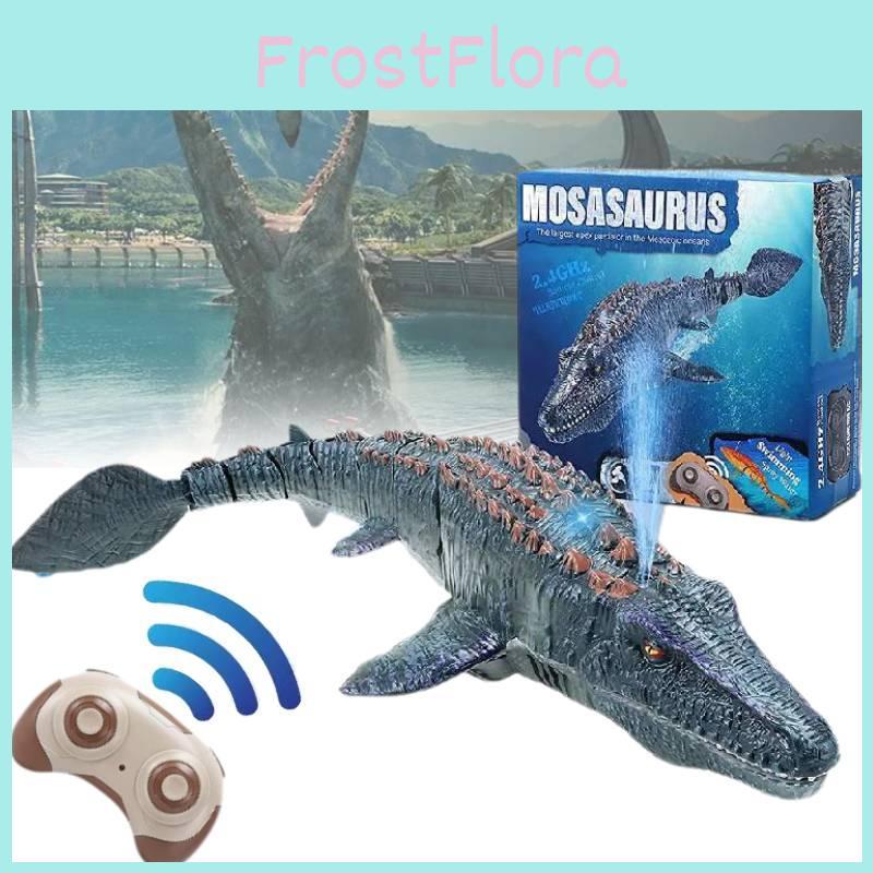 Exciting 24g Remote Control Floating Water Dinosaur Toy With Spray Feature For Kids
