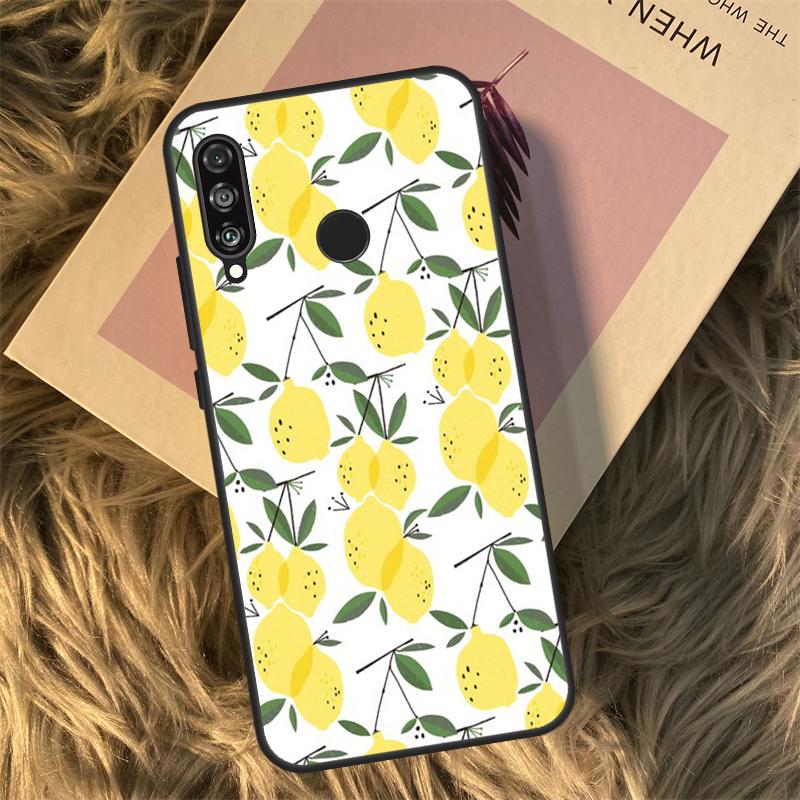 Fruit Lemon For Huawei Nova Y90 Y60 Y61 Y70 Y72 Y73 Y91 3i 7i 8i 11i 12i 9 10 SE P20 P30 P40 Lite Case