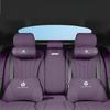 For LEAPMOTOR C10 C16 C11 Car Neck Pillow Headrest Memory Cotton Lumbar Support Car Headrest Nappa Leather Neck Pillow Cushion