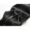 Men's Jeans Ripped European and American Long Zipper Men's Pencil Pants