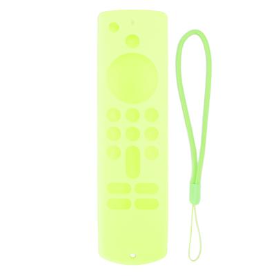 Custodia in silicone per telecomando Fire TV Stick Custodia protettiva antiscivolo in silicone con cordino 3rd