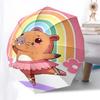 Reiseregenschirm mit Capybara-Motiv - 8 Rippen, Automatisches Öffnen und Schließen, Tragbares faltbares Design, Kompakter und stilvoller Schirm für unterwegs