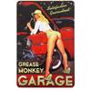 Vintage Plåtskyltar Väggaffischer Plakett Sexiga Kvinnor Järnmålning Dekoration för Mank Cave Café Garage Klubb Bar