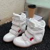 Lässige Sneaker mit dicker Sohle Neue Damen Vielseitige Mode Lässige Schuhe Stilvolles Retro High-Top Design Bequeme Sportschuhe