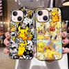 B-82 Pikchu  Black Case for Redmi 10A 10C 12C 13C 9A 9C 9T A3X Note 10 9 9S 10S iPhone 11 12 13 14 15 16 X XS Pro Max Mini 7 8 Plus XR