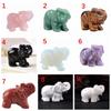 Decor Amethyst Obsidian Rose Quartz Small Decoration Stone Crafts Christmas Present Elephant Statue