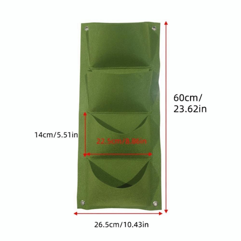 Black Felt Plant Grow Bag Non-Woven Fabric Wall Greening Felt Bag New Planting Bag Plant Growing