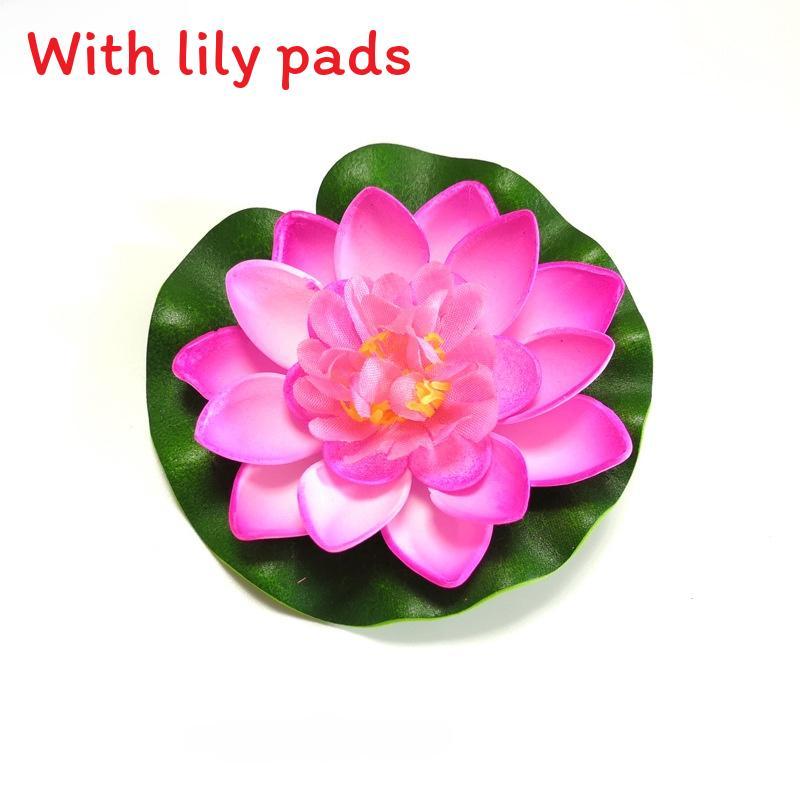 Water Garden Artificial Lotus Flower With Floating Design For Home Decor And Aquariums