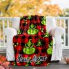Customizable Crunch Christmas Throw Blanket – Personalized Name, All-Season Cozy Snug Blanket, Machine Washable, Personalized Blanket