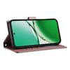 For Oppo Reno14 F 5G Case Rhombus Stitching Wallet Stand Leather Phone Cover with Long/Short Strap
