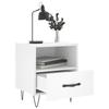 VidaXL Bedside Tables 2 Pcs White 40x35x47.5 Cm Engineered Wood 827421