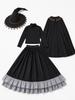 Cosplay pointy hat magic workshop 1 cosplay cosplay coco coco black magic cos suit full set