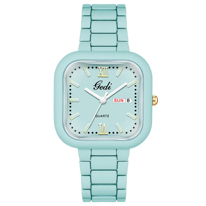 

UTHAI Часы для женщин Легкий люксовый бренд Модный тренд Большой циферблат Календарь Водонепроницаемый Сплав Браслет Кварцевые часы