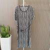 Multi-Color Silk Cotton Dress Home Wear Shoelace round Collar Skirt Special Treatment Rayon Nightdress for Women