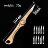 NEW NO11 Replaceable Blades Scalpel Folding Knife Quick Open Bottle Opener Keychain EDC Folding Knife 10 Blade Free Useful Tool