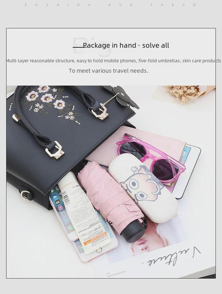 2021 Stilvolle Damenhandtasche: Trendige Umhängetasche mit großem Fassungsvermögen für Mütter und Frauen mittleren Alters