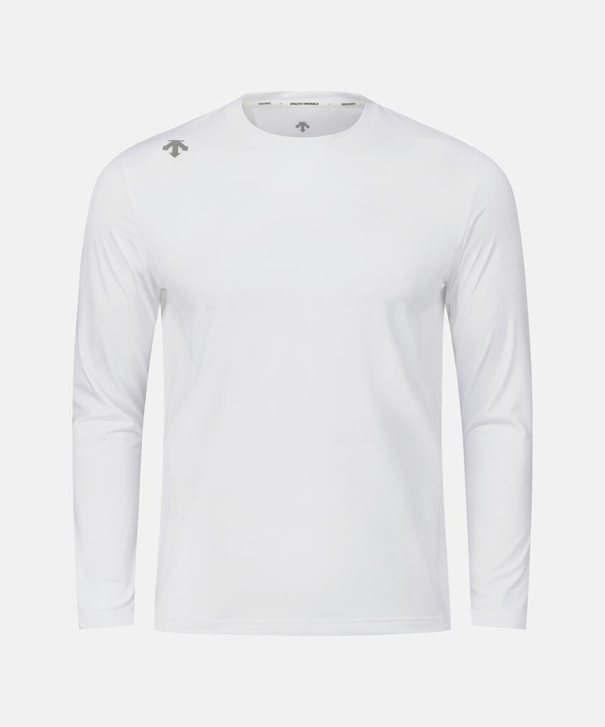 Descente Running Quick-Drying Long Sleeve T-Shirt White Sr123Rtl21 (A Type)