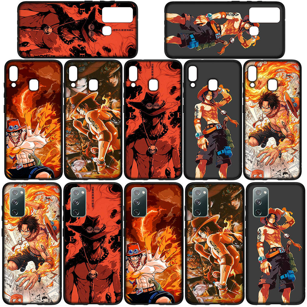 Phone Case for iPhone 17 15 16 Plus Redmi Note 14 12 11 13 Pro Max Huawei P30 P20 Lite OPPO A60 A40 A80 A38 A54 A17 Portgas D Ace One Pieces Cover