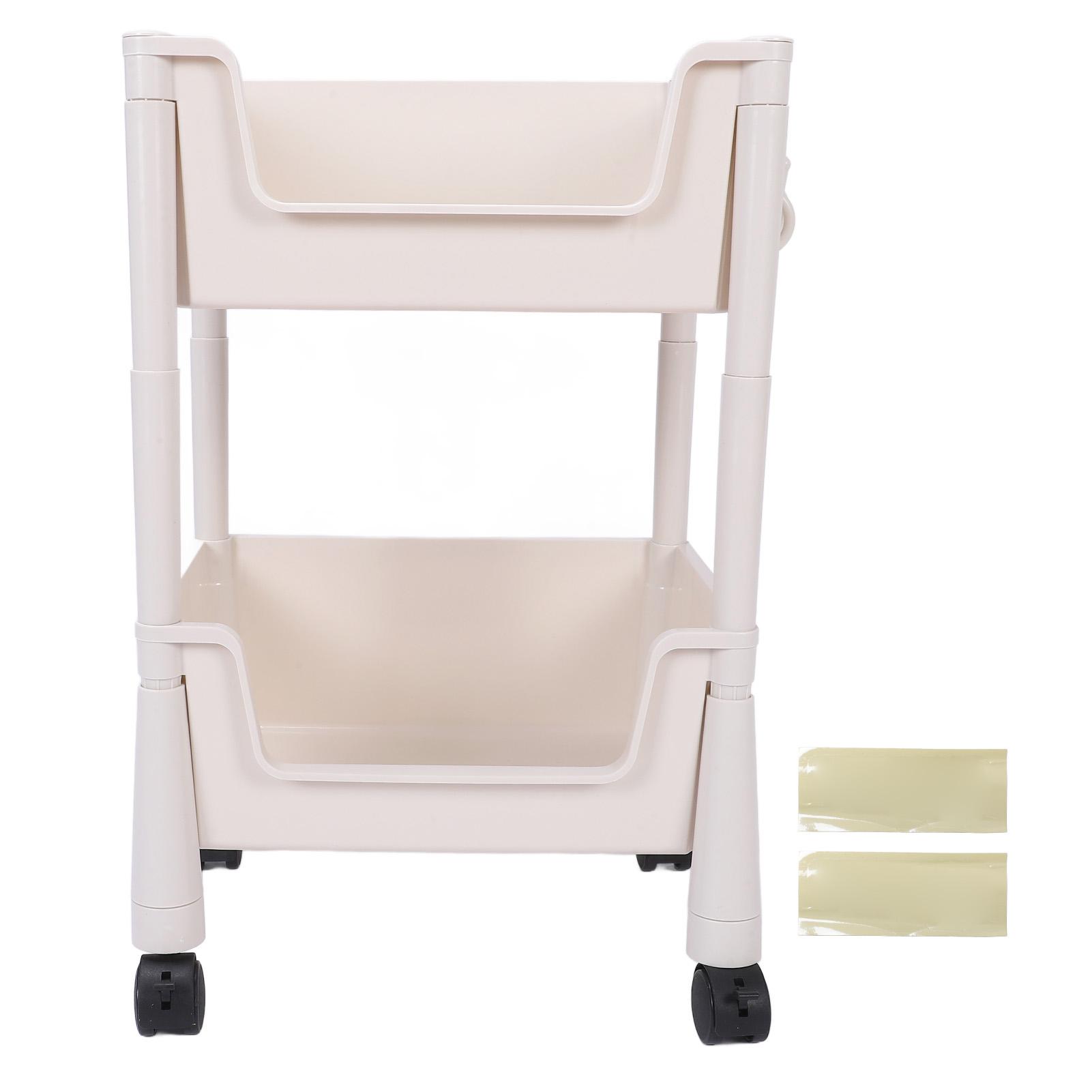 

Мобильная хозяйственная тележка на колесах Компактная передвижная полка для хранения книг Тележка-органайзер 3