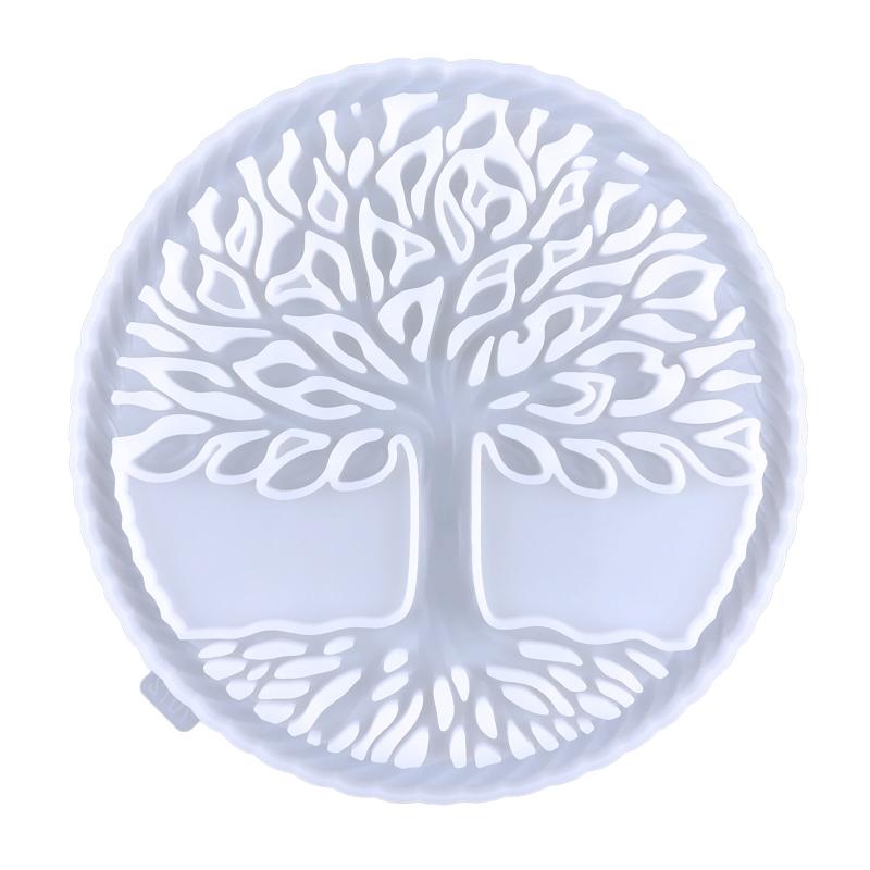 

Tree DIY Craft Resin Silicone Mold Wall Hanging Decoration Casting Molding Template for Table House Ornament Making Tool