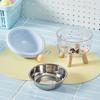 Anti Vomiting Cat Food Water Bowl Detachable Elevated Pet Feeder Bowl Pet High Footed Bowl  Home