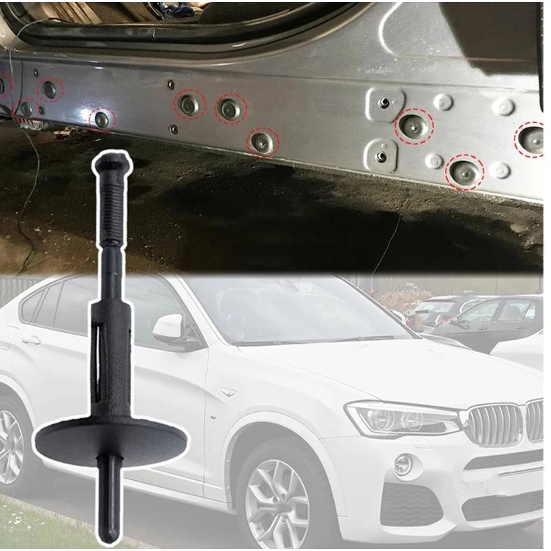 Black Plastic Rivet Clip Retainer Fastener Blind Rivets Head Break Mandrel Blind Nail Rivets for BMW VW Chrysler Ford
