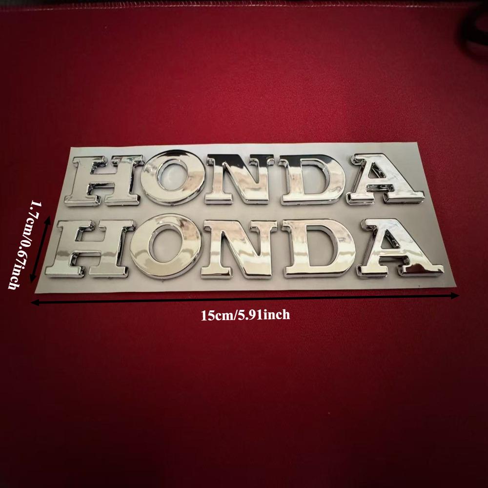 Honda Sticker Three-dimensional Electroplating HONDA Letter Waterproof Motorcycle Logo Suitable for PCX160CBR650and Other Models ajl256