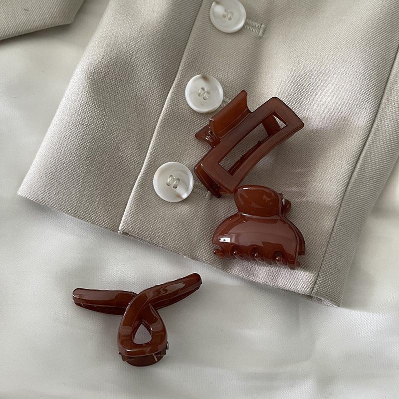 Exquisite Cross-shaped Small Claw Clips  Small Clips  Headwear Side Small Hair Clips  Back of The Head Claw Clips  Bangs  Hair Clippers  Top Clips