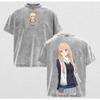 Kitagawa Marin Printed Tee Anime My Dress Up Darling Tshirt Men Women Retro Washed T-shirts Harajuku Unisex Cotton Loose T Shirt
