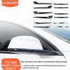 For Tesla Model Y Juniper Model YL 2025-2026 Rearview Mirror Stainless Steel Anti-collision Strips Trim Anti-scratch Accessories