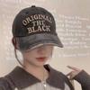 New Unisex Embroidered Letters Retro Baseball Hats Sunshade Broken Style Versatile Personal Peaked Caps Fashion Distress Street
