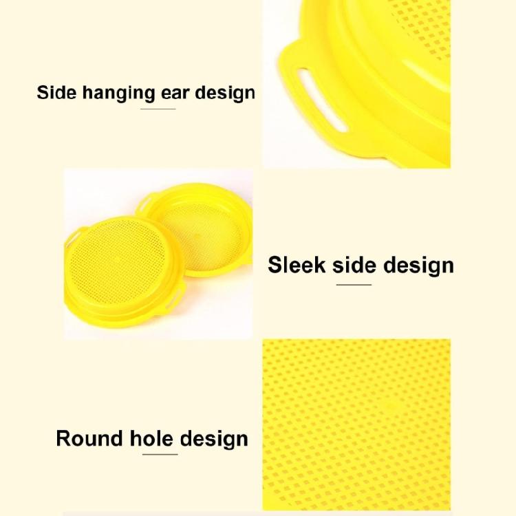 Pack Of 4 Plastic Sand Sieves For Children Outdoor Beach Fun Treasure Hunting Game And Gardening Play