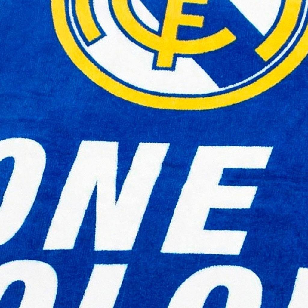 Real Madrid Cotton Beach Towel Junior 70x140 Cm Beach Towel 2200010392 Multicolor