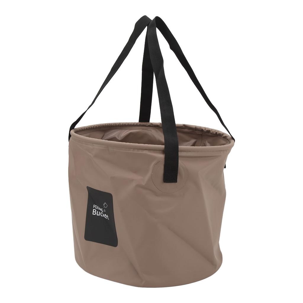 20L Portable Camping Bucket PVC Folding Water Bucket High Capacity Collapsible Container for Outdoor Activities