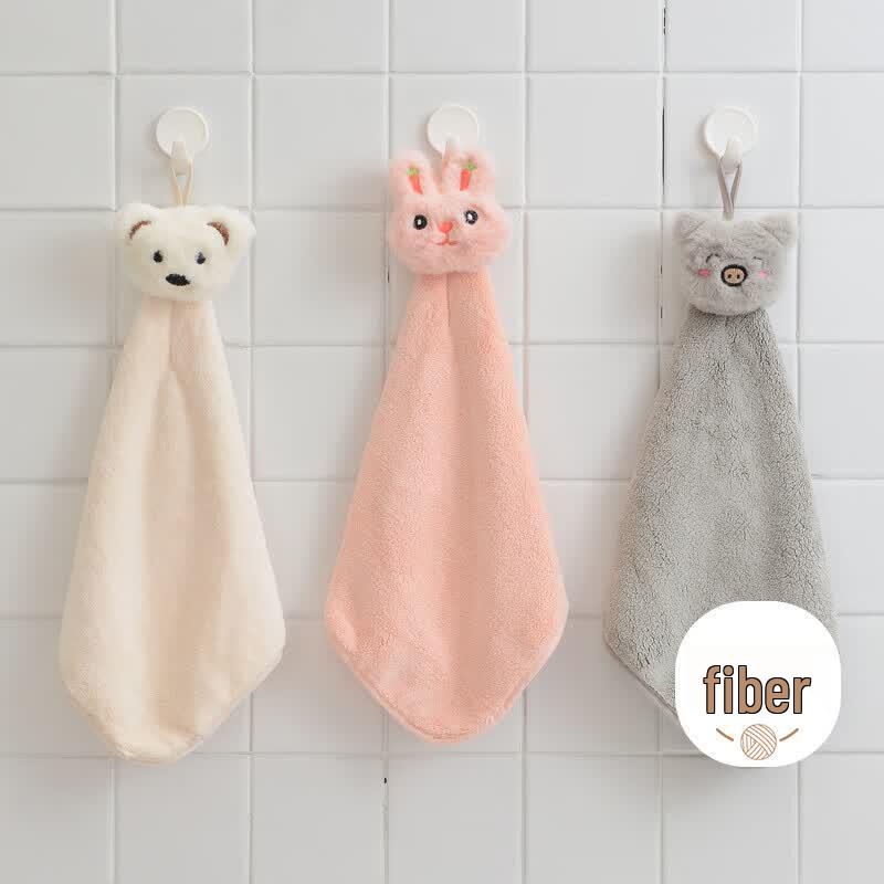 Grace Coral Fleece Hand Towel 3-Pack