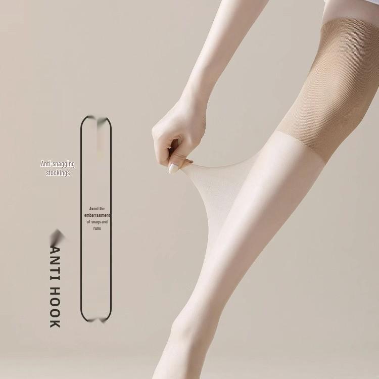 Women's Over-the-Knee Air-Conditioned Socks – Anti-Snag, Versatile, Calf-Warming for Summer, Spring, Autumn