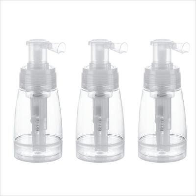 Bell Shaped Empty Powder Spray Bottle Refillable Hair Fiber Applicator for Barber Salon Travel Cosmetic Blowing Tool Dispenser