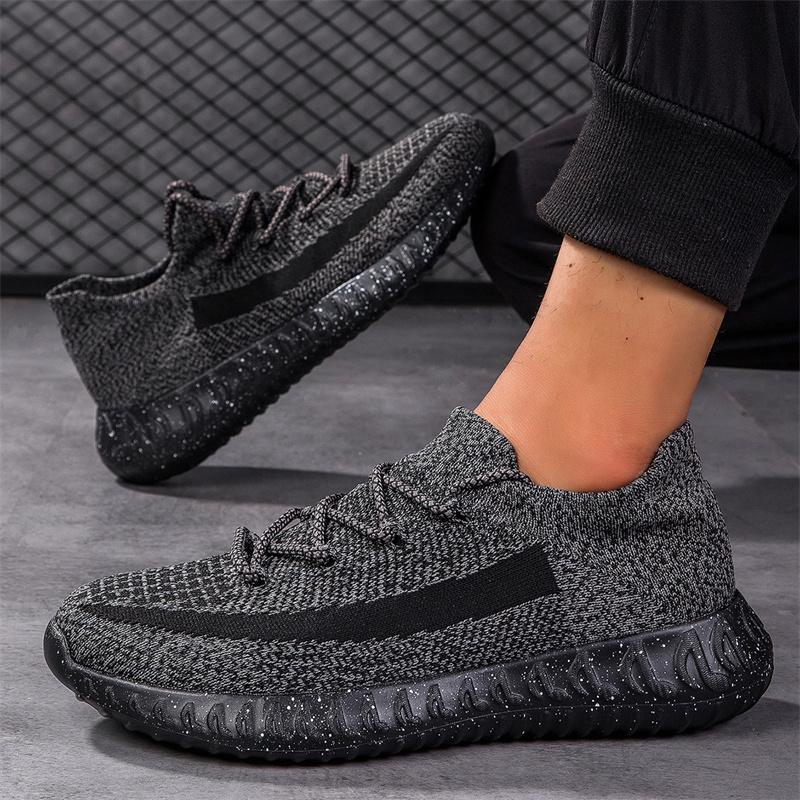 TUINANLE Pánske bežecké topánky sieťovaná priedušná platforma tenisky na šnurovanie ľahké tenisky vulkanizované topánky