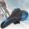 Sponge Non Slip Bike Seat Saddle Replacement Accessory for Mountain Bicycle(blue 113 Type Bike Saddle)