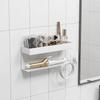 Wall Mounted Curling Iron Storage Rack No Drill Hair Tool Holder  Apartment Use